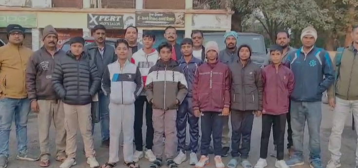 Team leaves from Simdega for JSCA Under 14 Cricket Tournament