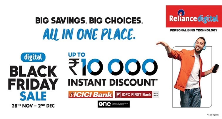  Reliance Digital brings Black Friday Sale