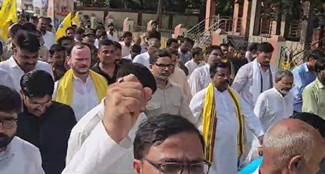 Jan Suraj candidates from Belaganj and Imamganj filed nomination forms.