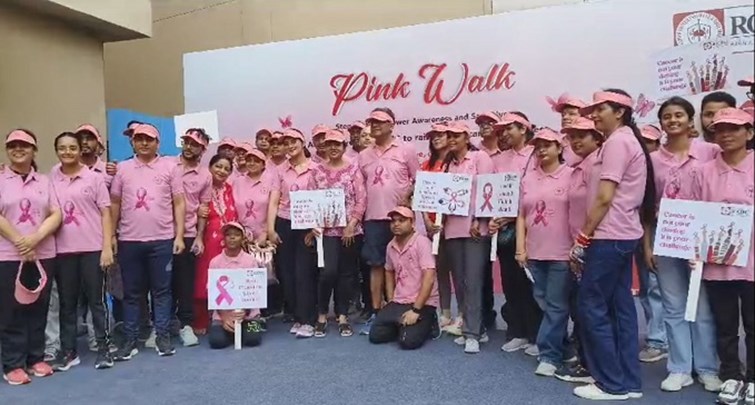  RGCIRC organized Pink Walk to raise awareness about breast cancer.