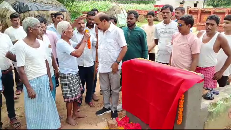 For the first time the people of this village will see the road