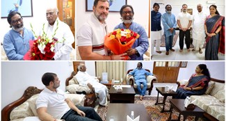 Hemant Soren met Rahul Gandhi and Mallikarjun Kharge