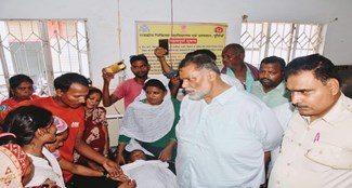  MP Pappu Yadav angry over GMCH mismanagement