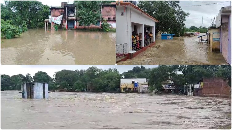 Dozens of houses submerged in Palamu