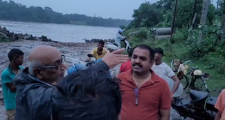 Officials from flood affected areas visited the coastal area to take measures to prevent floods