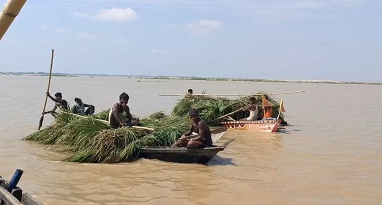  Flood caused devastation in Katihar