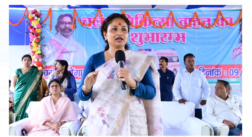 giridih ke gaandai mai vikas ki nayi rafataar 