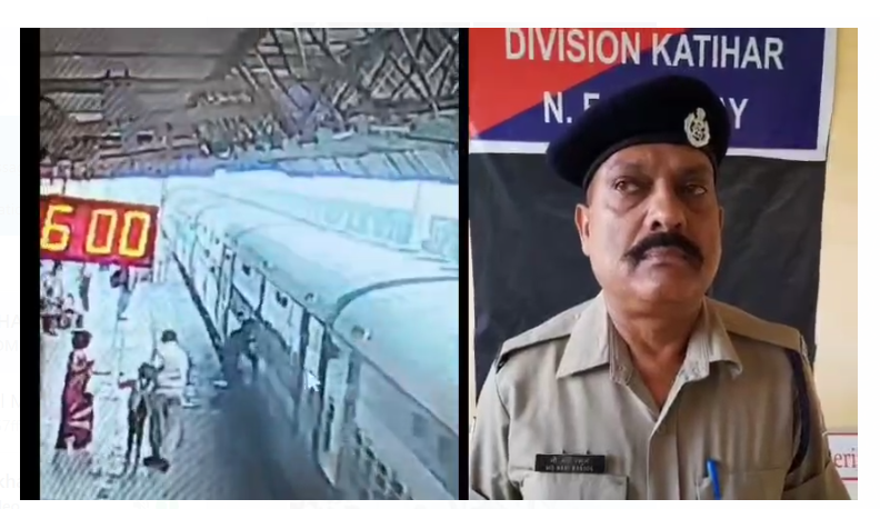 chalti train mai charhne ke dauran fisla youwak ka pair