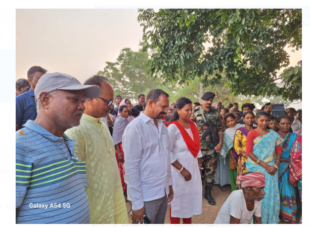 chaibasa mai 2 sadak nirman karya ka shilanyas