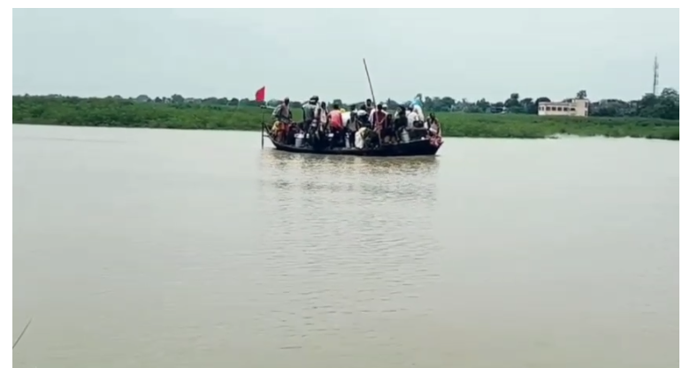 ganga aur burhi gandak nadi ufaan per 