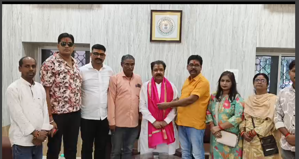 bihar bhajpa pradesh adhyaksha pahuche deoghar