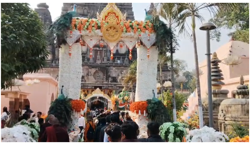 bodhgaya mai antarrashtriye puja shuru 