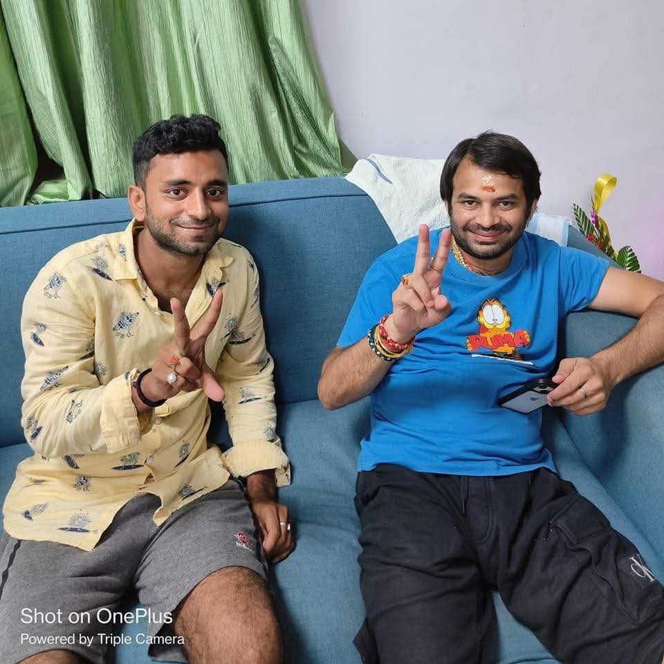 Saurabh Yadav accused Tej Pratap Yadav of tearing clothes and making nude videos.