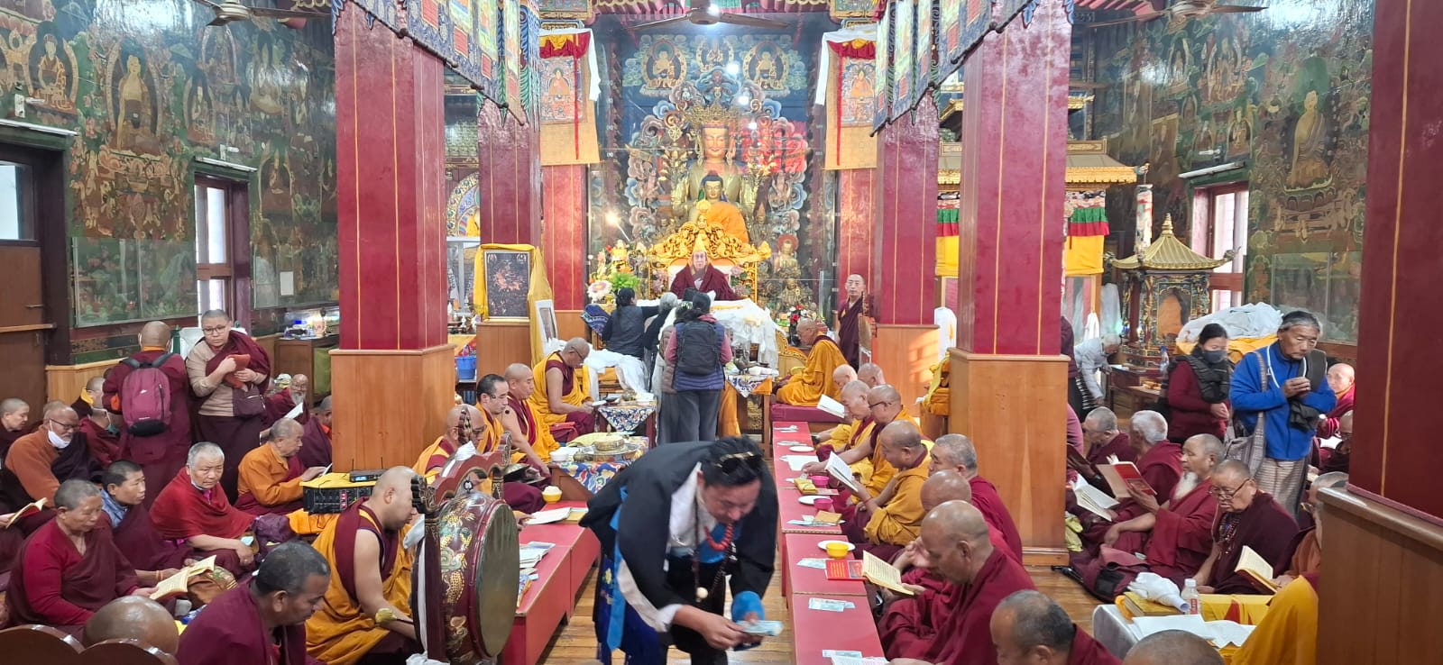 Special ceremony on the 36th anniversary of the Nobel Peace Prize of the 14th Dalai Lama in Tibet Monastery, prayers offered for long life