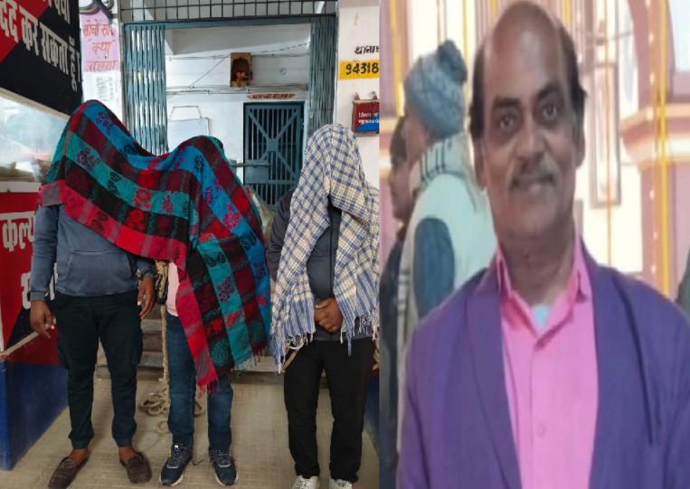 Four arrested including father, son and shooter in the double murder case of property dealer and toto driver that took place in Muktapur last year.