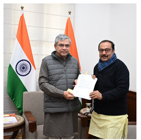 sansad vivek thakur ne railmantri se kiya mulakat 