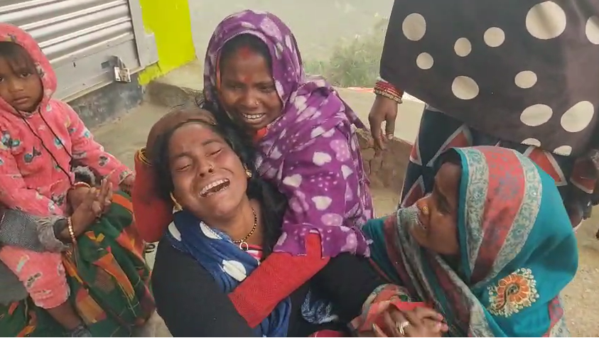 The body of a newly married woman was found hanging; dowry death is suspected.