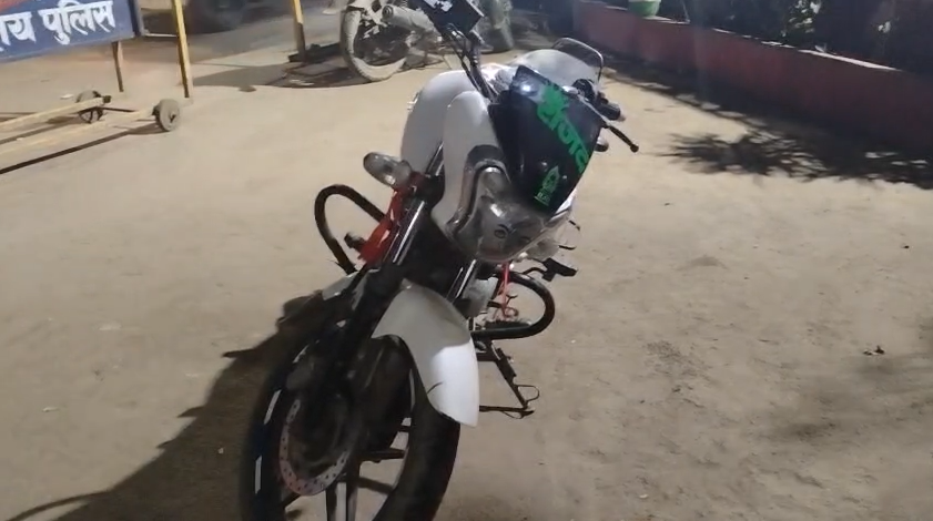 The driver fled - questions raised regarding the political symbol.