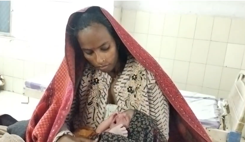 During the exam, the student gave birth to a son; both mother and baby are healthy.
