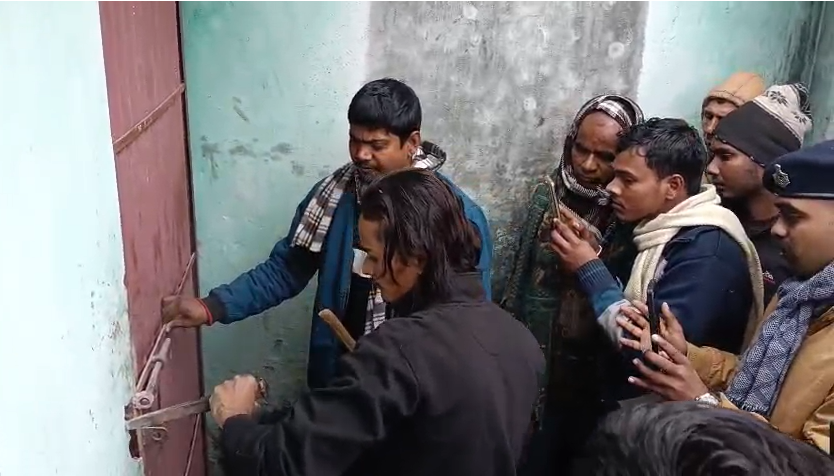 An intermediate student committed suicide due to a love affair; his body was found hanging in a rented room.