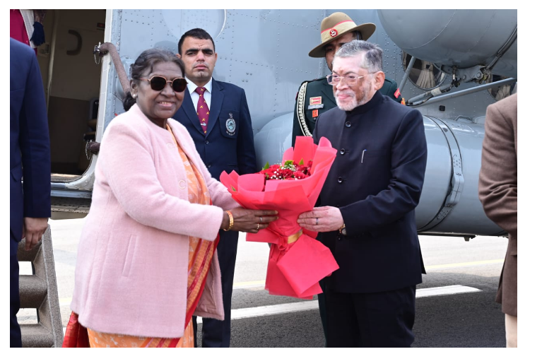 rashtrapati dropadi murmu pahunchi jamshedpur