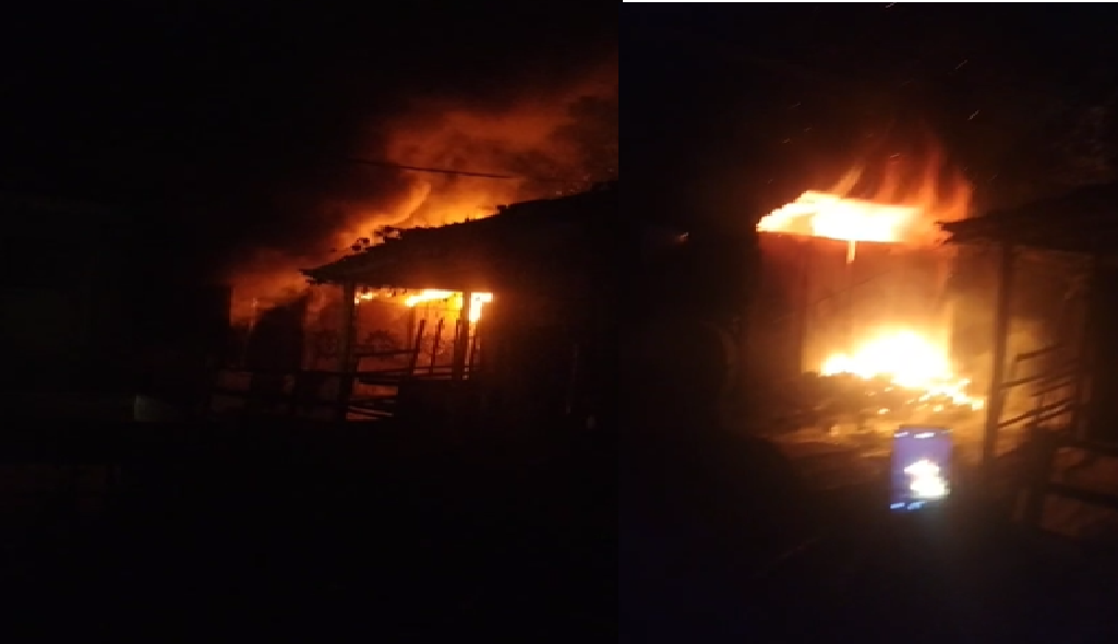 In Sultanganj, criminals set fire to a tent house warehouse, destroying goods worth 25 lakh rupees.