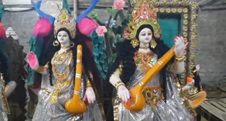 Preparations for Basant Panchami in full swing, worship of Goddess Saraswati celebrated in Jamshedpur