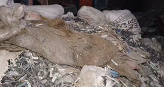 Dangerous materials found in scrap shop in Garhwa, concession took action