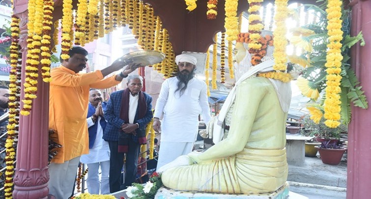  Saint Ravidas Jayanti celebration organized in Mahavir Temple