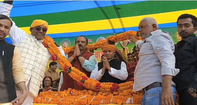 Election trumpet of RCP Singh party ASA