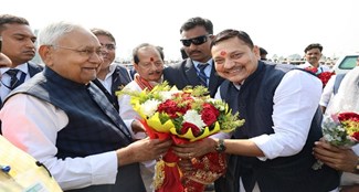  Chhotu Singh welcomed CM Nitish in Bhojpur