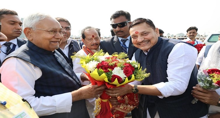  Chhotu Singh welcomed CM Nitish in Bhojpur