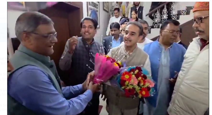 kendriye mantri kirtiwardhan singh pahunche bokaro