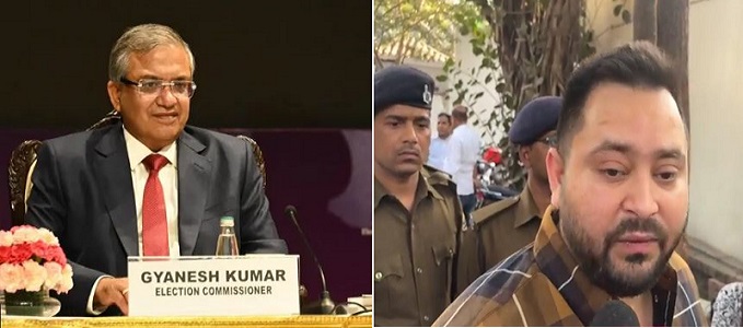 Tejashwi Yadav attacks Modi government on appointment of new CEC