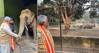 Minister Prem Kumar inspected Patna Zoo