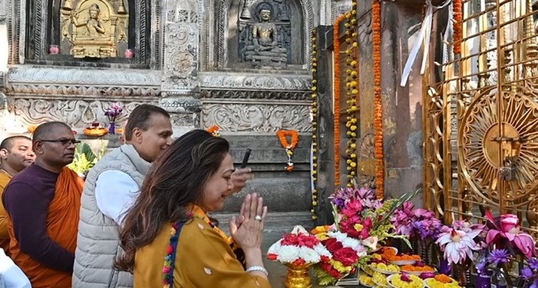 Industrialist Anil Ambani reached Bodh Gaya