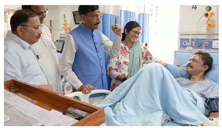 kendriye mantri sanjay seth pahunche curesta aspataal