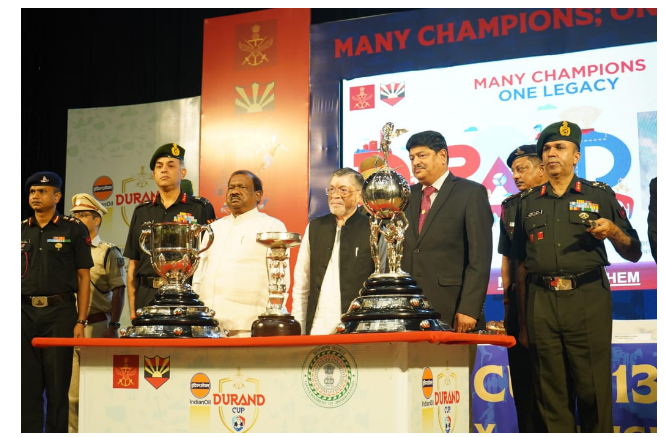 jamshedpur mai durand cup trofi ka anawaran