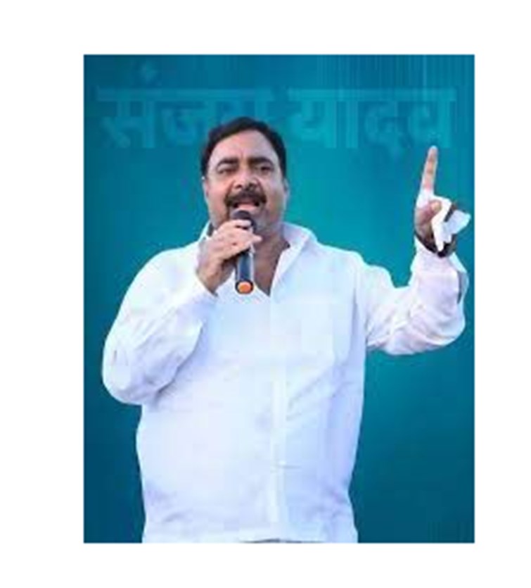 mantri sanjay yadav ne kendra sarkaar per sadha nishana 