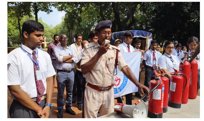 madhusthali vidyapith mai agnishaman mock dril 