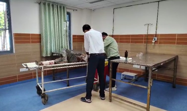 Seriously injured, condition critical, referred to PMCH Patna.