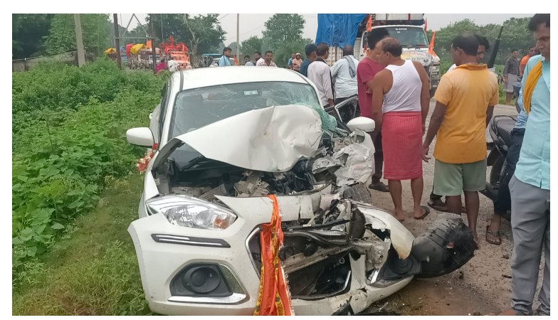 deoghar mai ek baar fir sadak hadsa