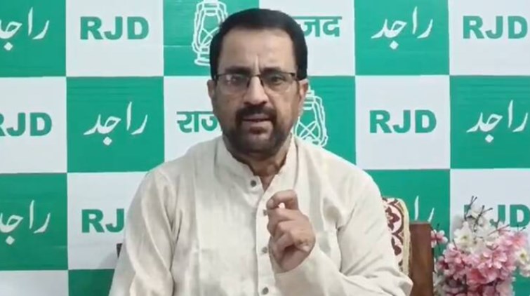 RJD leader Ejaz Ahmed lashed out at Nitish government and Chirag
