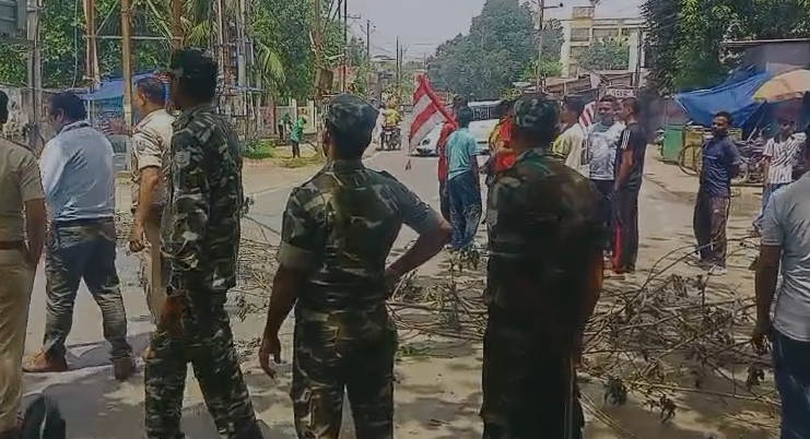 Tribal organizations today called for a Jharkhand bandh in protest against the construction of Ranchi's Sirmatoli ramp, tight security arrangements