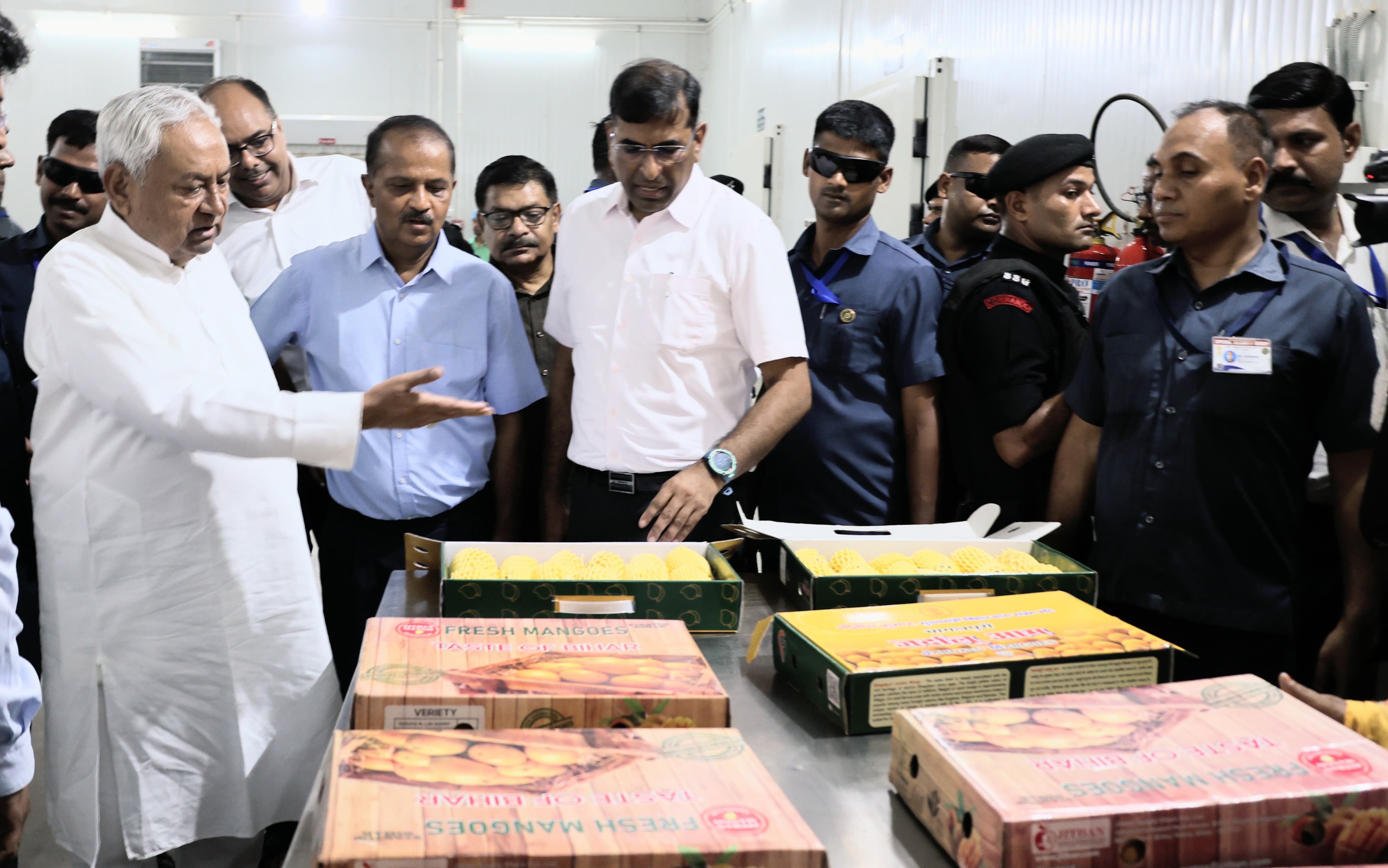 CM Nitish reached Bihta with officials, inspected several industrial units