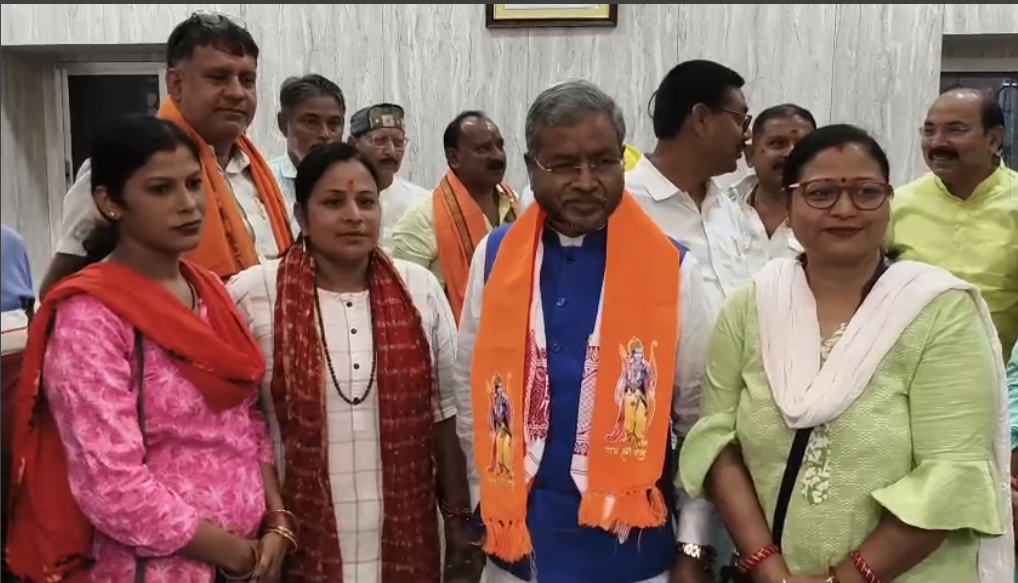 babulal ne rajya sarkar per sadha nishana