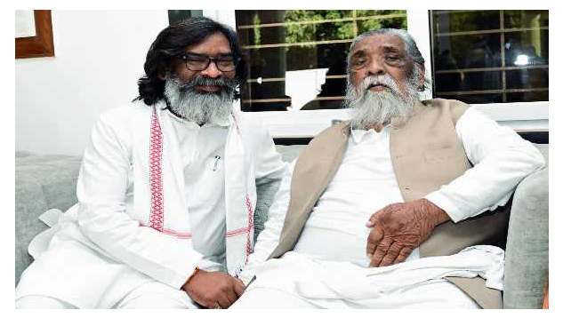 mukhyamantri hemant soren pahunche delhi