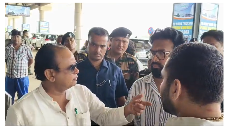 mantri irfaan ansari aur sanjay yadav dilee rawana