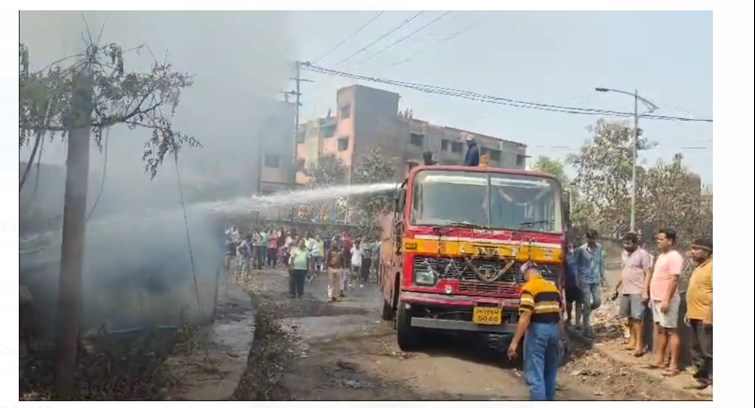 dhanbad mai transfarmer mai lagi bhishan aag 