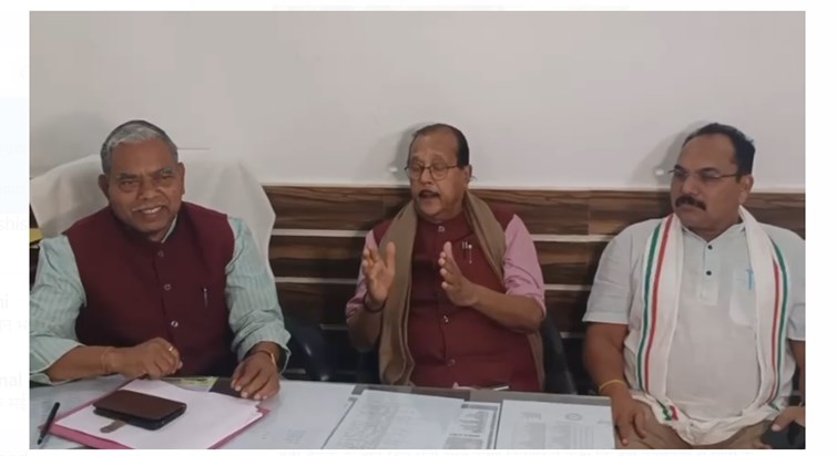 ranchi mai congress samnwaya samiti ki baithak 